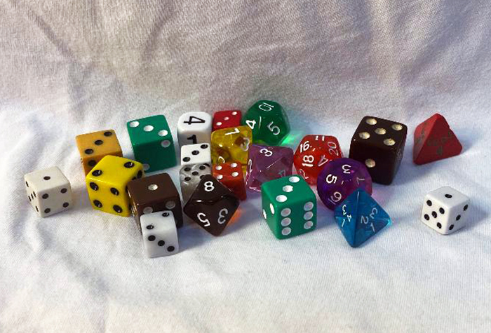 A Random Assortment of Mostly 1980s Dice