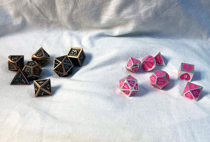 Modern Metal Dice Sets