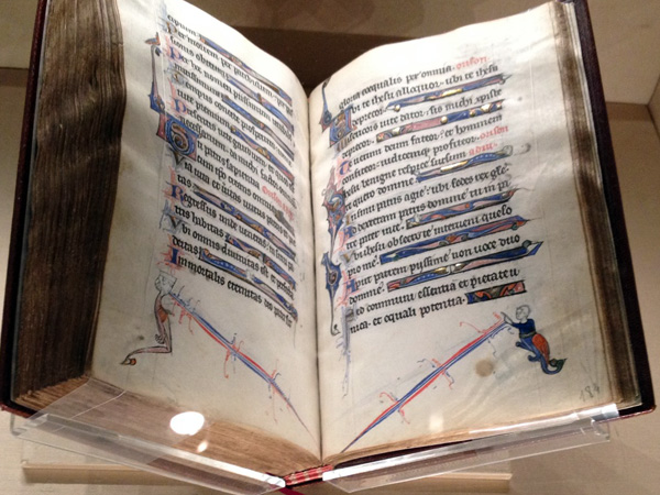 medieval illuminated prayer book